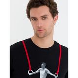 Cacharel Erkek Siyah Bisiklet Yaka Slim Fit T-Shirt 50265409-VR046 - 2XL