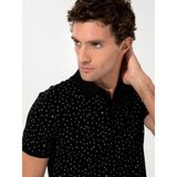 Cacharel Erkek Siyah Polo Yaka T-Shirt 50230520-VR046 - M