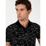Cacharel Erkek Siyah Polo Yaka T-Shirt 50230521-VR046