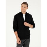 Cacharel Erkek Siyah Regular Fit Triko Hırka 50275636-VR046 - M
