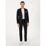 Cacharel Erkek Siyah Slim Fit %100 Keten Pantolon 50306223-VR046 - 54