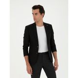 Cacharel Erkek Siyah Slim Fit Blazer Ceket 50293944-VR046 - 6 Drop