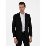 Cacharel Erkek Siyah Slim Fit Ceket 50313140-VR046 - 6 Drop