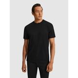 Cacharel Erkek Siyah Slim Fit Dokulu Bisiklet Yaka T-shirt 50324381-VR046