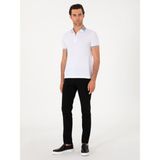 Cacharel Erkek Siyah Slim Fit Kanvas Pantolon 50313881-VR046 - 32 - 34