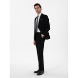 Cacharel Erkek Siyah Slim Fit Keten Karışımlı Takım Elbise 50306955-VR046 - 54 - 6 Drop