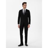 Cacharel Erkek Siyah Slim Fit Keten Karışımlı Takım Elbise 50306955-VR046 - 6 Drop