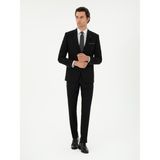 Cacharel Erkek Siyah Slim Fit Klasik Takım Elbise 50310167-VR046 - 6 Drop