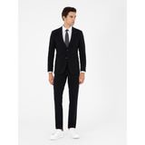Cacharel Erkek Siyah Slim Fit Mikro Desenli Takım Elbise 50296939-VR046 - 6 Drop