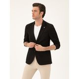 Cacharel Erkek Siyah Slim Fit Pamuk Karışımlı Ceket 50289001-VR046 - 52 - 6 Drop