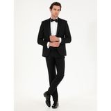 Cacharel Erkek Siyah Slim Fit Yelekli Smokin Damatlık 50267710-VR046 - 48 - 6 Drop