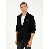 Cacharel Erkek Siyah Slim Fit Yün Karışımlı Blazer Ceket 50296586-VR046 - 6 Drop