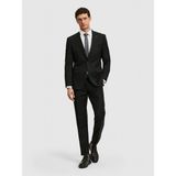 Cacharel Erkek Siyah Slim Fit Yün Karışımlı Çizgili Takım Elbise 50319545-VR046 - 6 Drop