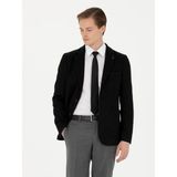 Cacharel Erkek Siyah Slim Fit Yün Karışımlı Klasik Ceket 50272714-VR046 - 6 Drop