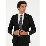 Cacharel Erkek Siyah Slim Fit Yün Karışımlı Klasik Ceket 50277430-VR046 - 6 Drop