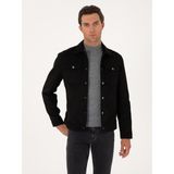 Cacharel Erkek Siyah Suni Deri Ceket 50314728-VR046 - Dropsuz - 56
