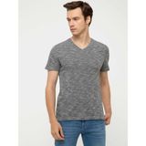 Cacharel Erkek Siyah V Yaka T-Shirt 50202493-VR046 - M