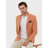Cacharel Erkek Turuncu Slim Fit Yün Keten Karışımlı Ceket 50264777-VR051 - 52 - 6 Drop