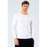 Cacharel Erkek Uzun Kollu T-Shirt 1333/BEYAZ - M