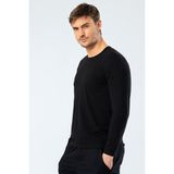Cacharel Erkek Uzun Kollu T-Shirt 1333/Siyah