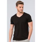 Cacharel Erkek V Yaka T-Shirt 2170/SIYAH - XL