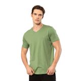 Cacharel Erkek V Yaka T-shirt 2170/Yeşil