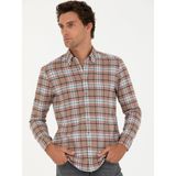 Cacharel Erkek Vizon Regular Fit Uzun Kollu Gömlek 50272912-VR052