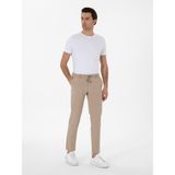 Cacharel Erkek Vizon Slim Fit Beli Bağcıklı Esnek Klasik Pantolon 50310507-VR052 - 6 - 56