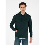 Cacharel Erkek Zümrüt Regular Fit Kapüşonlu Sweatshirt 50294024-VR055