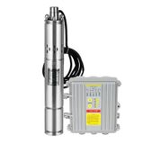 Cacheng 72 Volt Dc Solar Güneş Enerjili Dalgıç Pompa 70MM Dış Çap 900 Watt Panolu 130 Mss 2.2 M³/h