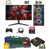 Cachex Obelisk Amd Ryzen 5 5500 32GB 1tb SSD RX580 27" 240 Hz Oyuncu Masaüstü Bilgisayar