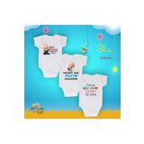 CACTUS COLLECTION DAYI YAZILI BEBEK HEDİYE SET Bebek Body Zıbın 3 LÜ