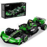 CaDA C55032W Kick Sauber F1 Team C44 Yarış Yapı Seti, MOC 1:24 Yarış Arabası Tuğla Seti, Yetişkinler için Koleksiyon Teşhir Modeli Ev Dekoru (314 adet)