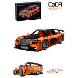CaDA Uzaktan Kumandalı Maz da RX-7 Yapım Seti 3305 Parça | Yarış Aracı Modeli, Uzaktan Kumanda, 3305 Parça, Premium Set