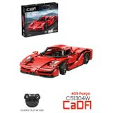 Cada Uzaktan Kumandalı Red Blade Spor Araba (405 Parça) Oyuncak Yapım Seti Blok Araba -Ffcada-C51304w