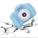 Cadde Outlet Dijital Fotoğraf Makinesi Çocuk Mini 1080P Hd Kamera Selfie Cocukfoto - Mavi