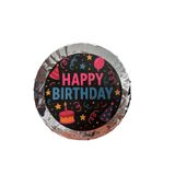 Cadde Süs Happy Birthday SiyahTemalı Katlanabilir Pinyata Ve Sopası