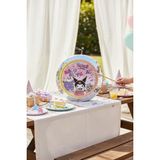 Cadde Süs Kuromi Temalı Pinyata ve Sopası 45 cm Yuvarlak 2 Parça Canlı Renklerle Parti Eğlencesi