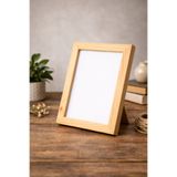 caddehediye Ahşap Masaüstü Fotoğraf Çerçevesi | %100 Çam | PVC Kırılmaz | Ceviz – Siyah – Doğal