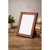 CADDEHEDİYE Kırılmaz PVC Masaüstü Ahşap Fotoğraf Poster Çerçevesi | 10×15 – 13×18 – 15×21 – 21×30 | 3 Farklı Renk Seçenekleri CADDEHEDİYE Kırılmaz PVC Masaüstü Fotoğraf Çerçevesi (Ceviz, 10x15)