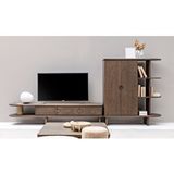 CaddeYıldız Handy Tv Ünitesi - New Tv Ünitesi Traverten taş desenlidir