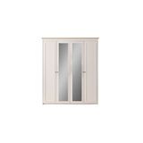 CaddeYıldız Pars Gardrop - 4 Kapılı Ekru