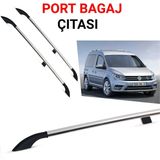 Caddy Kısa Şase Portbagaj Tavan Çitası Gri 2015 2016 2017 2018 2019 2020 2021