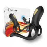 CADEN PRO Kablosuz Kumandalı Perine ve Klitoris Uyarıcı Titreşimli Testis ve Penis Halkası Gizli Kargo