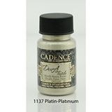 Cadence 1137 Platin Dora Metalik Kumaş Boyası