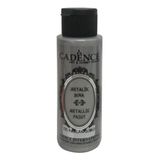 Cadence 120 ml Parlak Gümüş Akrilik Ahşap Metalik Boya 70 ml
