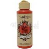 Cadence 120ml 9043 Lava Kırmızı/Lava Red Style Matt Akrilik Boya