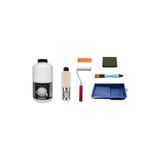 Cadence 2 Litre Beyaz Boya 500ML Taş Vernik Set - Renkli
