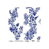 Cadence 30x32 cm K016 Boya Dünya'nın Mavi Tonları Pirinç Kağıt