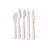 Cadence 5 Li Plastik Spatula Set Modelaj Set- Spatül Set - Renkli